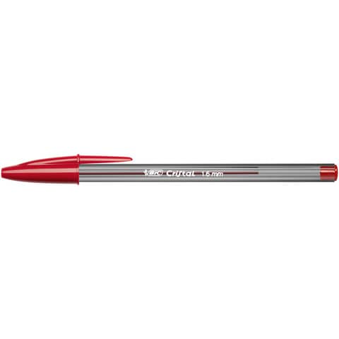 Penna a sfera BIC Cristal® Large 1,6 mm rosso Conf. 50 pezzi - 951625